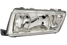 Faro delantero Skoda Fabia 2004-2007 base cromada / izquierdo