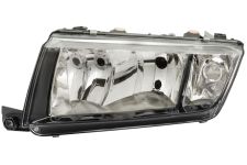 Faro delantero Skoda Fabia 2004-2007 base negra / modelo junior / izquierdo