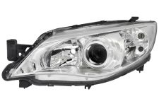 Faro delantero Subaru Impreza 2007-2011 base cromada / izquierdo