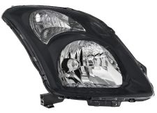 Faro delantero Suzuki Swift 2007-2010 base negra / electrico / derecho