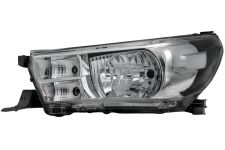 Faro delantero Toyota Hilux 2016-2021 base cromada / izquierdo