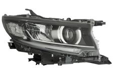 Faro delantero Toyota Land Cruiser prado fj150 2018-2023 base negra / full led / derecho
