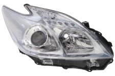 Faro delantero Toyota Prius 2009-2012 cromado azul / derecho
