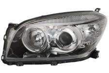 Faro delantero Toyota Rav4 2006-2009 base negra / izquierdo