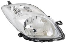 Faro delantero Toyota Yaris 2009-2011 tipo valeo / base cromada / derecho
