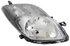 Faro delantero Toyota Yaris 2009-2011 tipo valeo / base negra / derecho