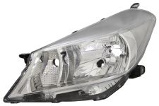Faro delantero Toyota Yaris 2011-2014 base oscura / izquierdo