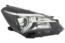 Faro delantero Toyota Yaris 2014-2017 con lupa / derecho