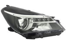 Faro delantero Toyota Yaris 2014-2017 con lupa / led / derecho