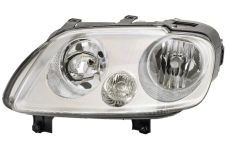 Faro delantero Volkswagen Caddy 2004-2010 base cromada / lamparas h1+h7 / izquierdo