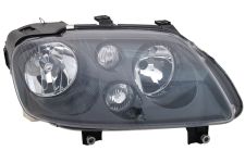 Faro delantero Volkswagen Caddy 2004-2010 base negra / lamparas h7+h7 / derecho