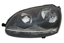 Faro delantero Volkswagen Golf v 2004-2008 base negra / modelo gti / izquierdo