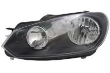 Faro delantero Volkswagen Golf vi 2008-2012 base negra / izquierdo