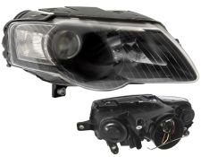 Faro delantero Volkswagen Passat 2005-2010 base negra / derecho