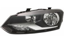 Faro delantero Volkswagen Polo 2009-2014 optica doble / modelo comfortline / highline / izquierdo
