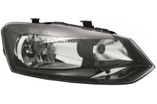 Faro delantero Volkswagen Polo 2009-2014 optica simple / modelo trendline / derecho