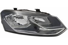 Faro delantero Volkswagen Polo 2014-2017 optica doble / modelo comfortline / highline / derecho