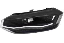 Faro delantero Volkswagen Polo 2017-2021 full led / detalle cromado / izquierdo