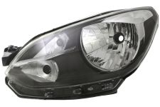 Faro delantero Volkswagen Up 2012-2016 base negra / con borde negro / izquierdo