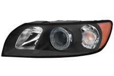 Faro delantero Volvo S40 2004-2007 base negra / izquierdo