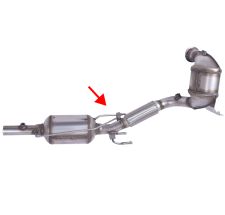 Filtro de particulas Volkswagen Polo 1.6tdi mot.caya/ cayb/ cayc (catalizador+dpf) dpf (2010-2014)