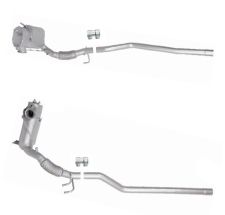 Filtro de particulas Volkswagen Tiguan 2.0tdi mot.cbaa/ cbab/ cbba/ cbbb/ cffa/ cffb/ cffd/ cfgb/ cfgc (catalizador+dpf) dpf (2007-2016)