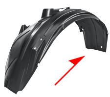 Guardabarros Alfa Romeo 159 2005-2008 delantero izquierdo