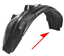 Guardabarros Alfa Romeo 159 2008-2011 delantero izquierdo
