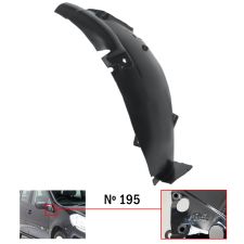 Guardabarros Renault Clio 2005-2009 modelo 195 / parte delantera / delantero derecho