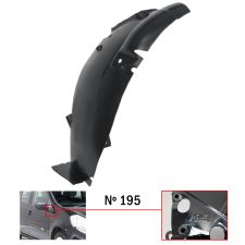 Guardabarros Renault Clio 2005-2009 modelo 195 / parte delantera / delantero izquierdo