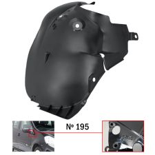 Guardabarros Renault Clio 2009-2013 modelo 195 / parte trasera / delantero izquierdo