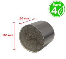 Interior metalico euro 4 gasolina / diesel redondo boca 100mm diametro x 100mm longitud