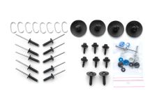 Juego fijaciones paragolpes Renault Megane 2012-2014 delantero / basico