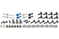 Juego fijaciones paragolpes Seat Ibiza 2006-2008 delantero / completo