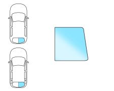 Luneta Nissan Patrol 2001-2004 3/5 puertas / trasera / 2 puertas trasera / termica / verde / derecha