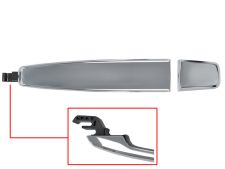 Maneta de puerta exterior Chevrolet Cruze 2009-2012 cromada / trasera izquierda