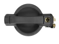 Maneta de puerta exterior Fiat Doblo 2001-2006 negra / con agujero llave / 2 puertas traseras