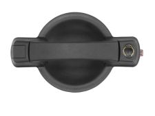 Maneta de puerta exterior Fiat Doblo 2001-2006 negra / con agujero llave / lateral derecha