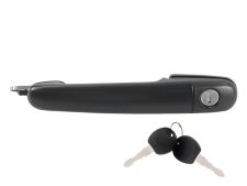 Maneta de puerta exterior Ford Galaxy 2000-2006 negra / con llave / delantera izquierda