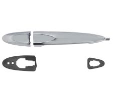 Maneta de puerta exterior Lancia Ypsilon 2003-2006 cromada / delantera derecha