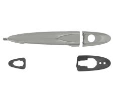 Maneta de puerta exterior Lancia Ypsilon 2006-2011 cromada / con agujero llave / delantera izquierda