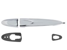 Maneta de puerta exterior Lancia Ypsilon 2006-2011 plata / delantera derecha