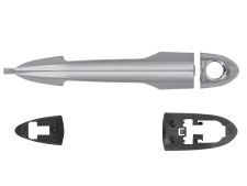 Maneta de puerta exterior Lancia Ypsilon 2020-2024 cromada satinada / con agujero llave / delantera izquierda