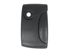 Maneta de puerta exterior Nissan Kubistar 2003-2008 negra / con agujero llave / lateral derecha