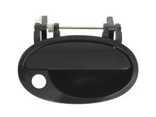 Maneta de puerta exterior Opel Combo 2000-2012 negra lisa / con agujero llave / trasera