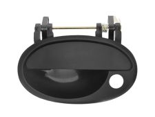 Maneta de puerta exterior Opel Corsa c 2000-2003 negra / con agujero llave / delantera izquierda