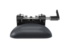 Maneta de puerta exterior Peugeot 206 1998-2008 negra lisa / trasera izquierda