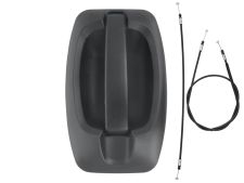 Maneta de puerta exterior Peugeot Boxer 2006-2014 negra / con cable / lateral derecha