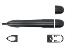 Maneta de puerta exterior Renault Scenic 2002-2006 negra delantera izquierda