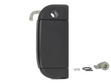 Maneta de puerta exterior Volkswagen Caravelle 1996-2003 negra / con agujero llave / delantera izquierda